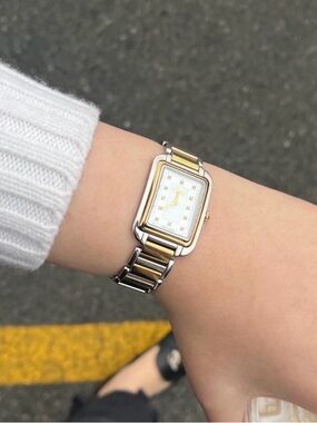 Fendi Two Tone Mother of Pearl Watch